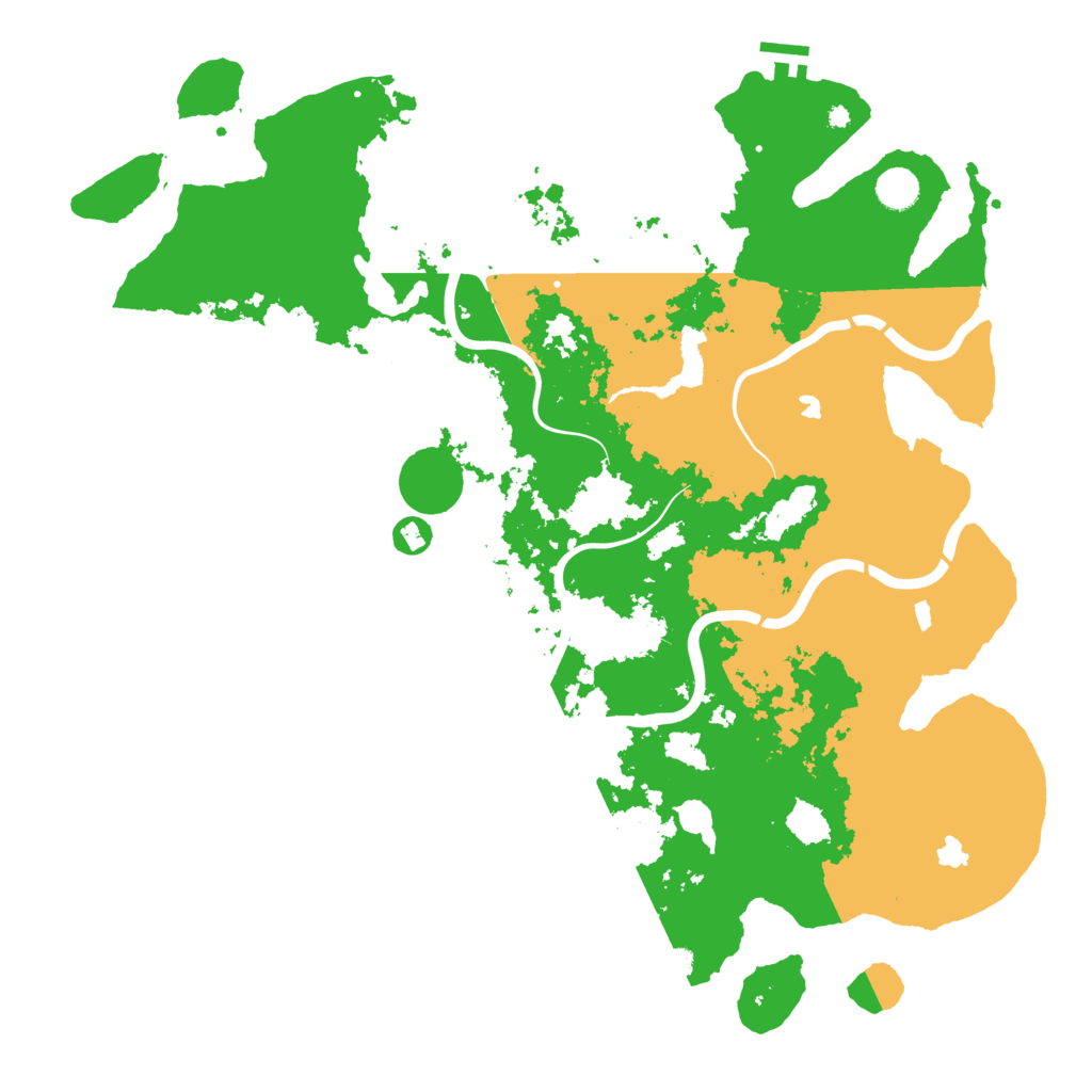 Biome Rust Map: Procedural Map, Size: 4500, Seed: 754645748