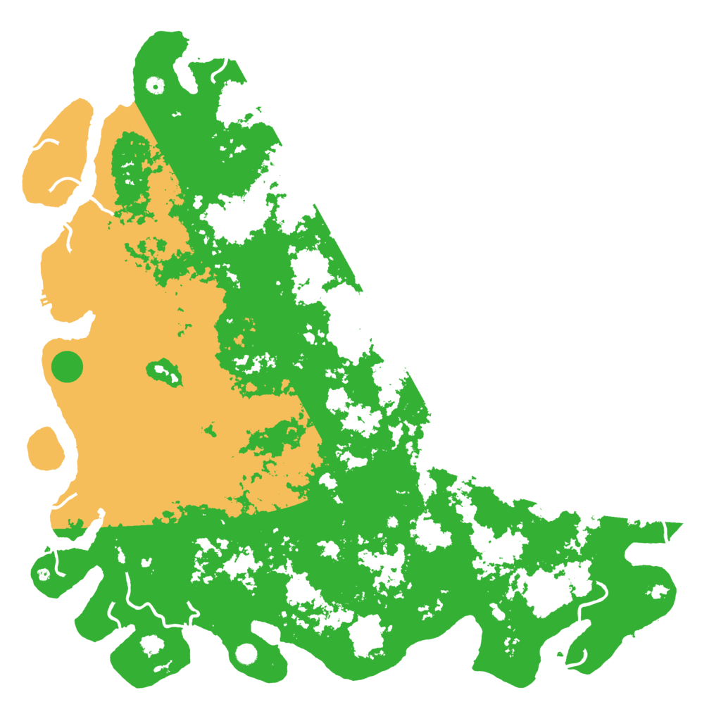 Biome Rust Map: Procedural Map, Size: 6000, Seed: 628838390