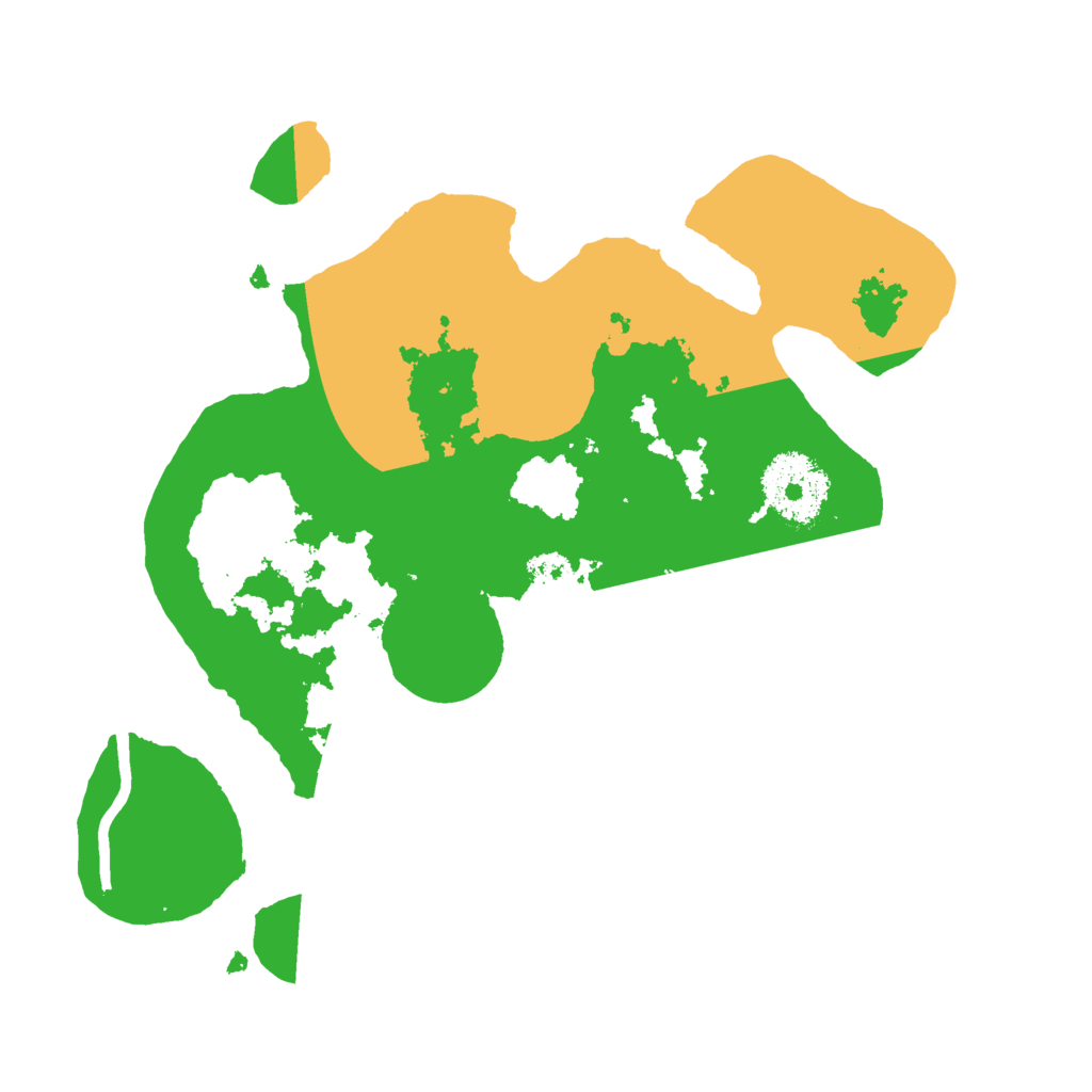 Biome Rust Map: Procedural Map, Size: 2500, Seed: 15689