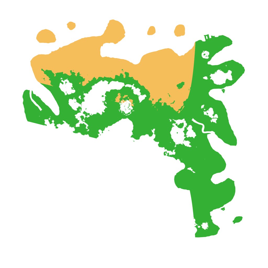 Biome Rust Map: Procedural Map, Size: 3500, Seed: 1664167326