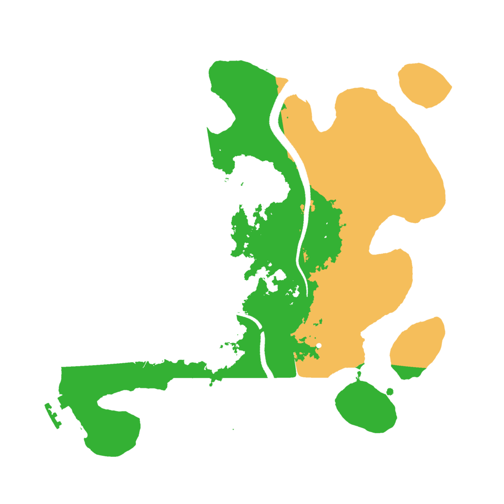 Biome Rust Map: Procedural Map, Size: 2800, Seed: 2547