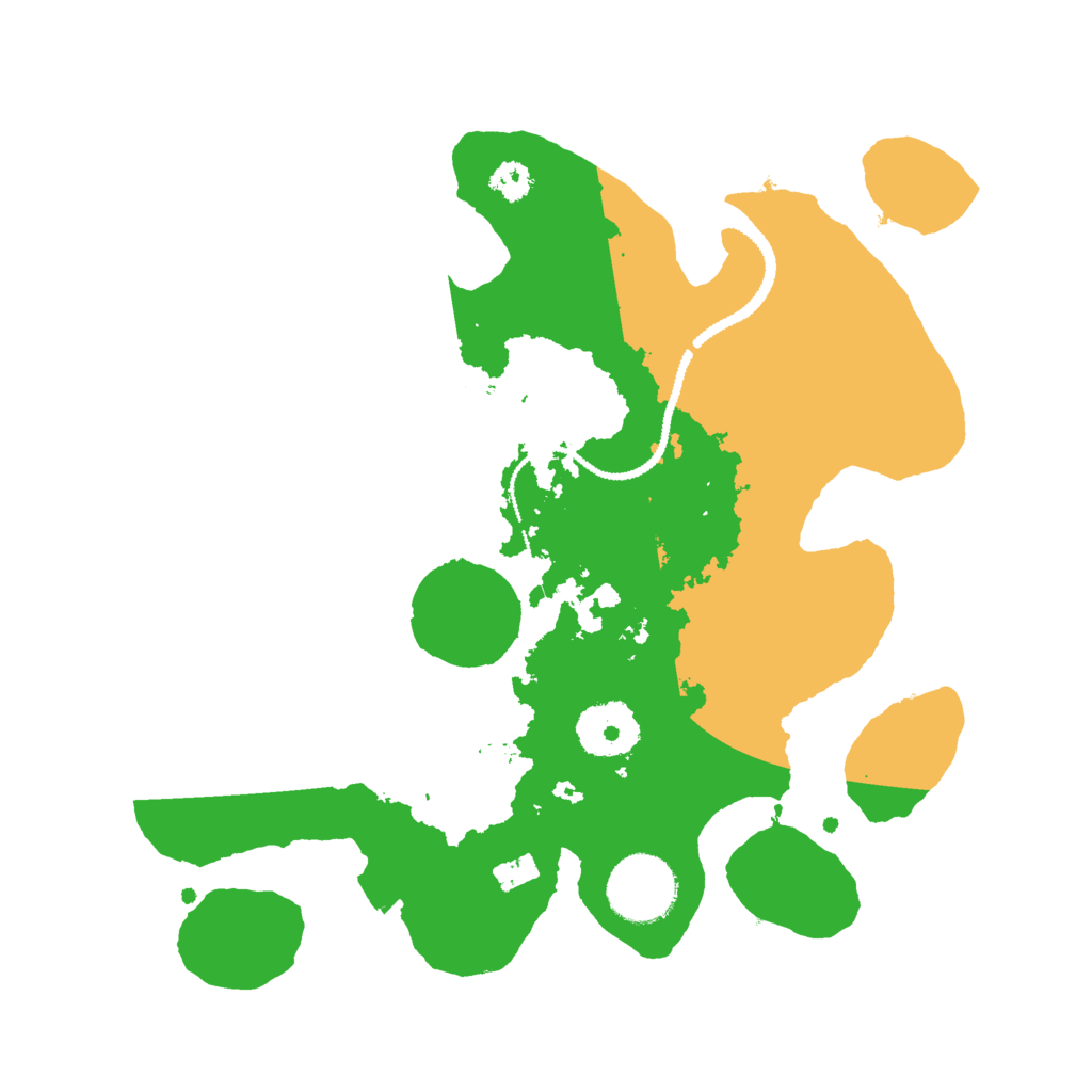Biome Rust Map: Procedural Map, Size: 2800, Seed: 2547
