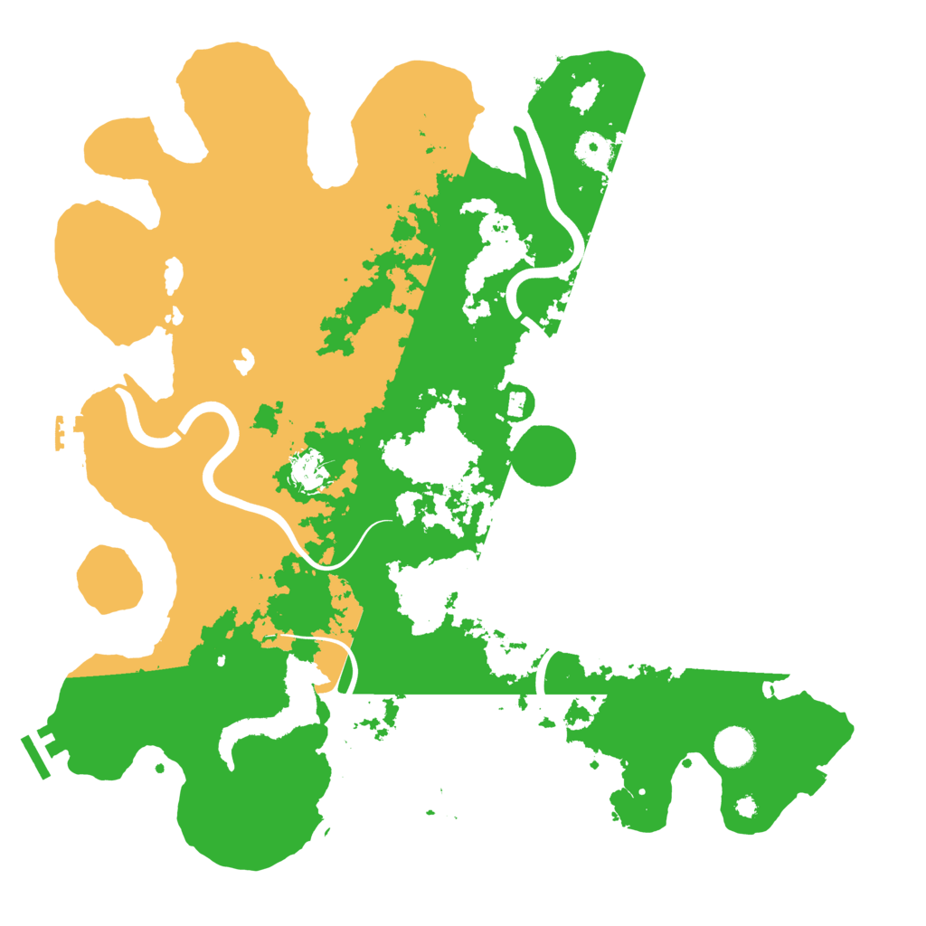 Biome Rust Map: Procedural Map, Size: 4000, Seed: 232117412