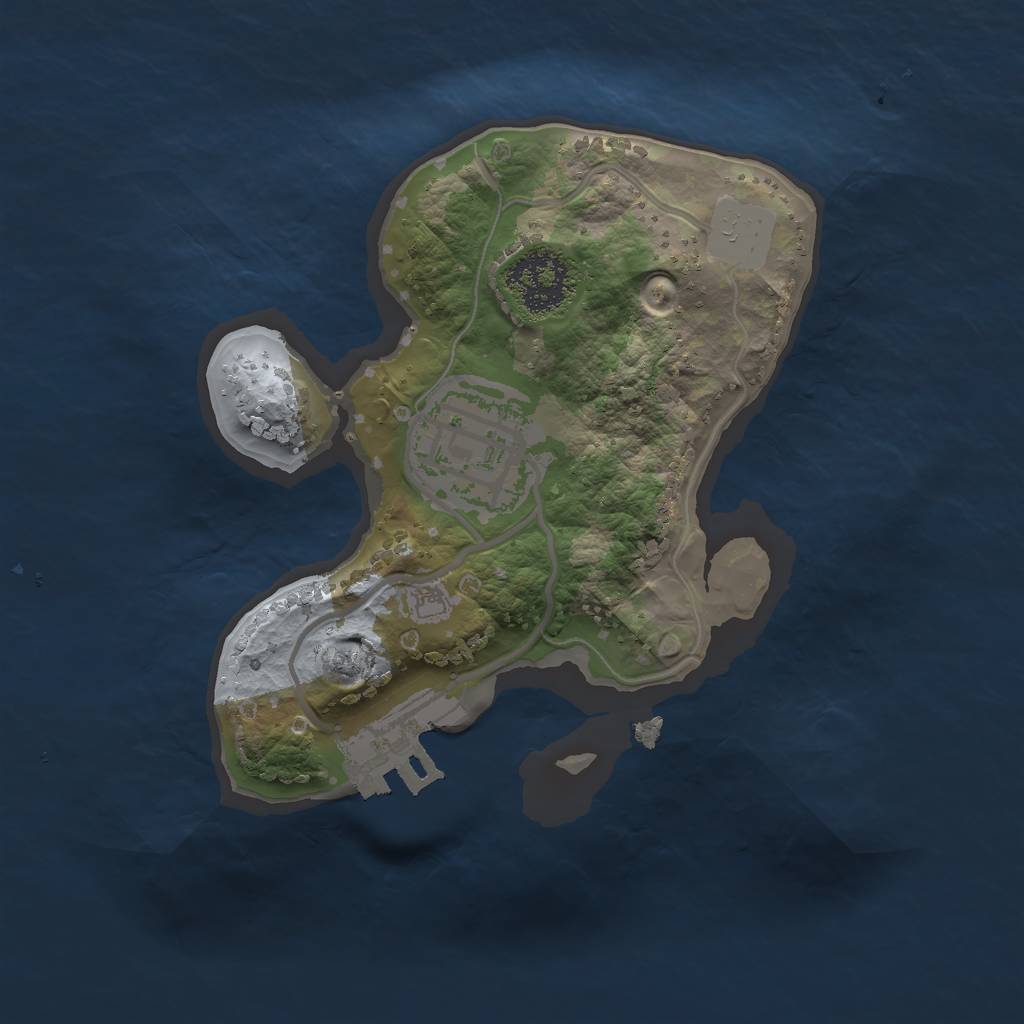Rust Map: Procedural Map, Size: 1700, Seed: 1838515552, 7 Monuments
