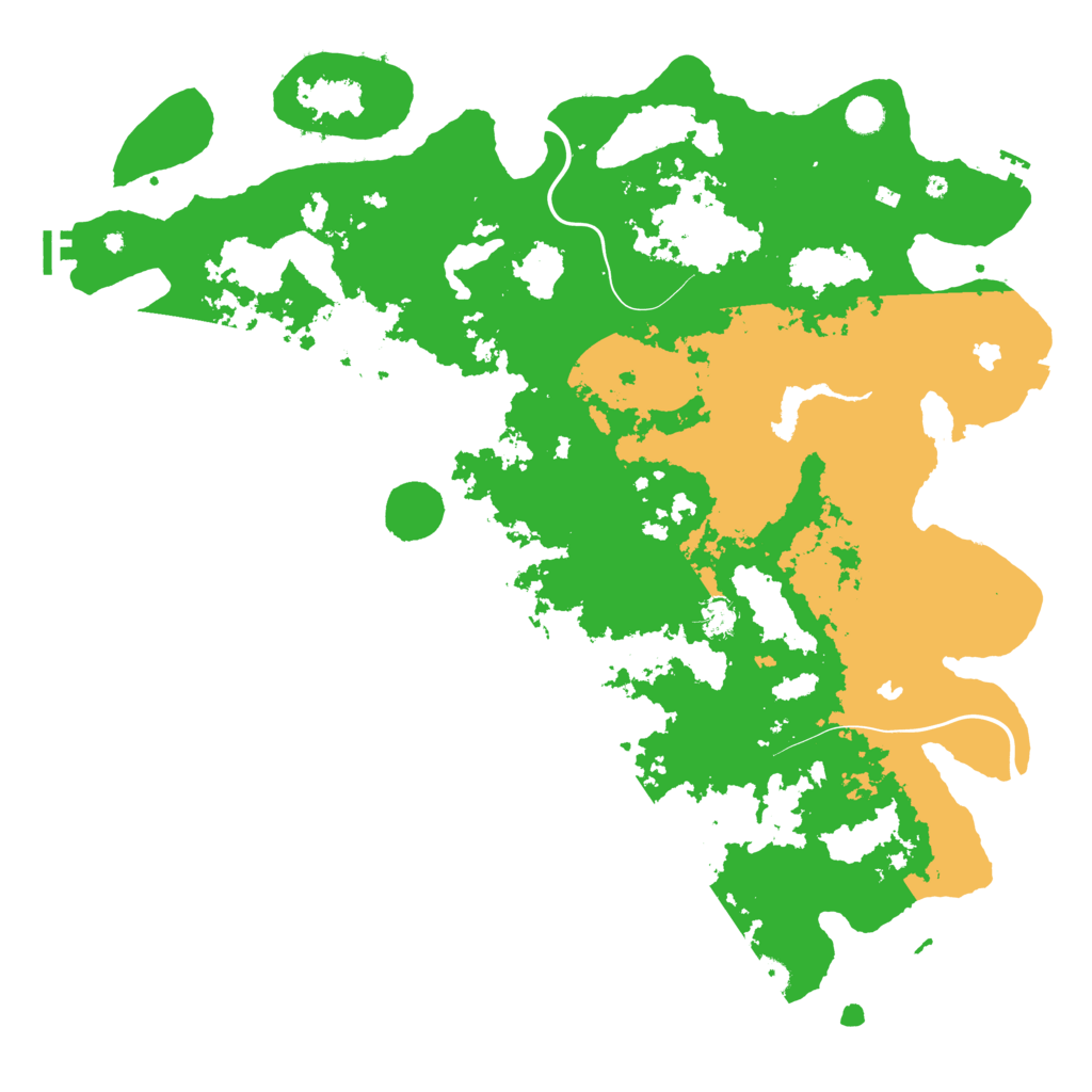 Biome Rust Map: Procedural Map, Size: 5000, Seed: 34672215