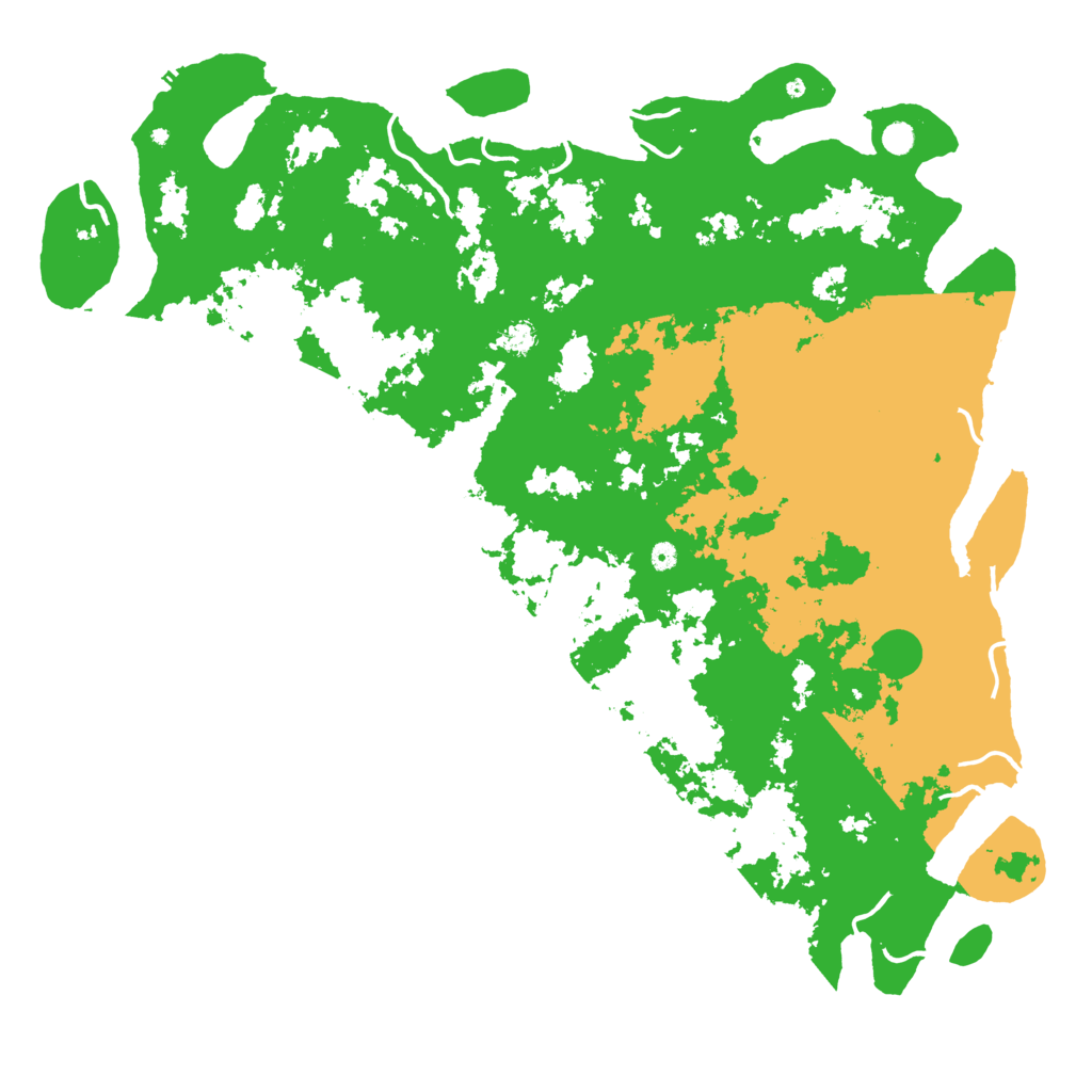 Biome Rust Map: Procedural Map, Size: 6000, Seed: 831945296