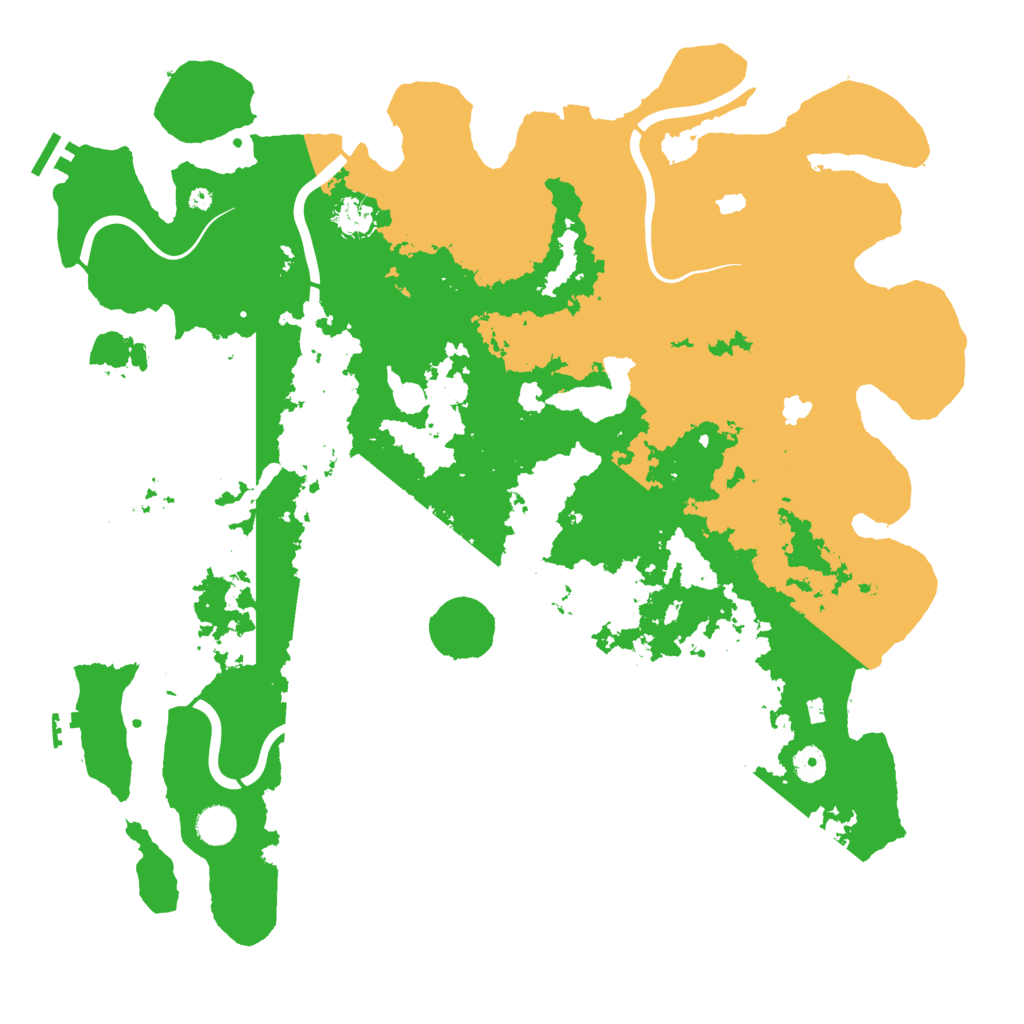 Biome Rust Map: Procedural Map, Size: 4500, Seed: 504110573