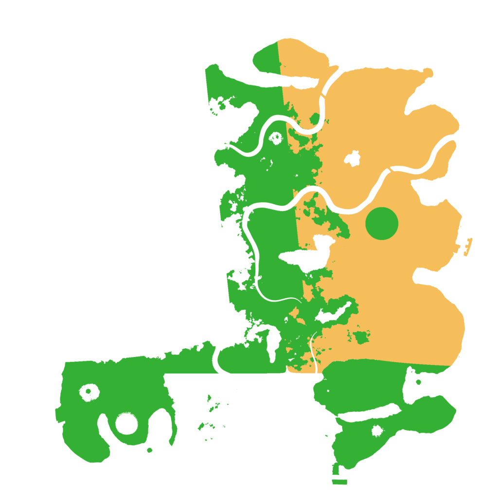 Biome Rust Map: Procedural Map, Size: 4000, Seed: 140838786
