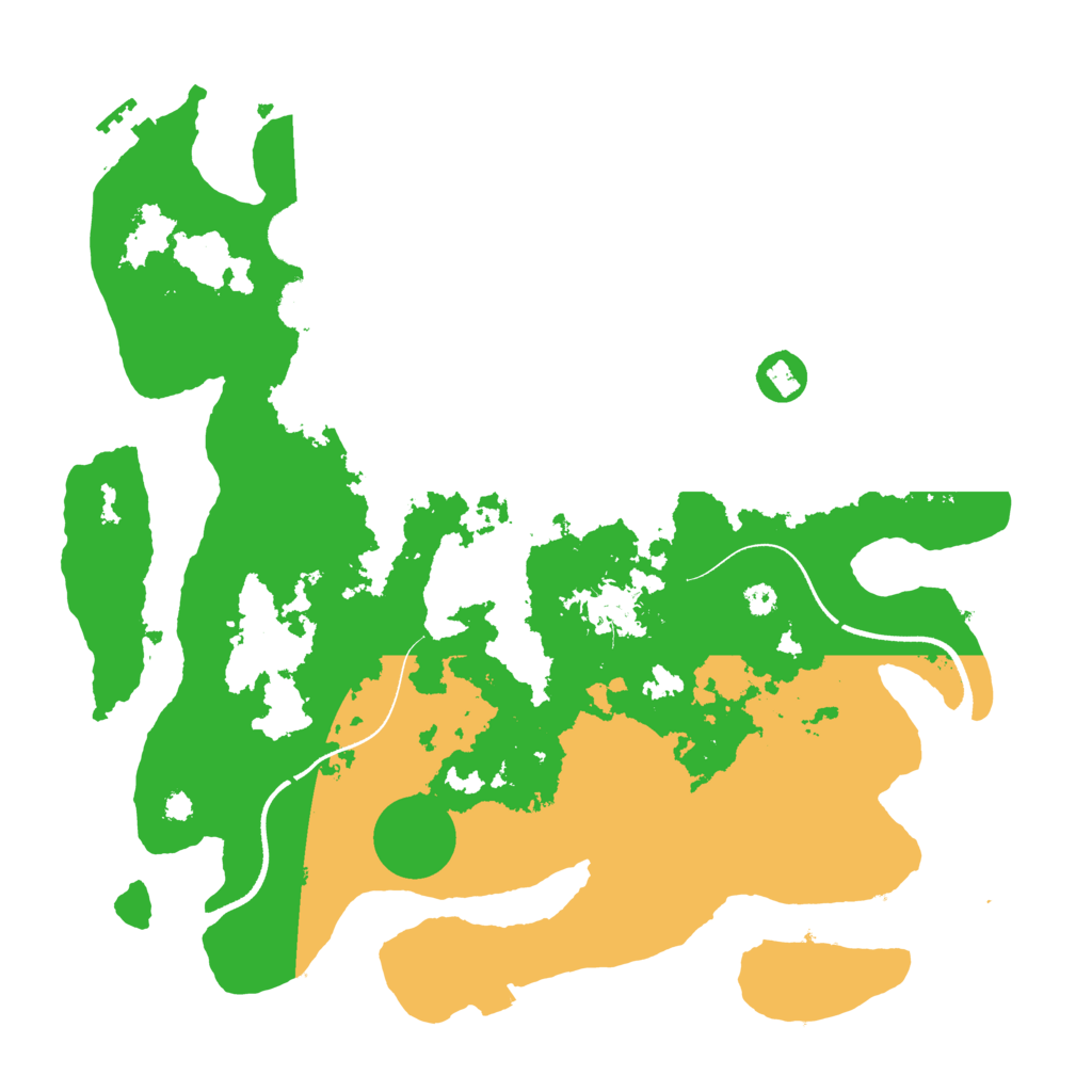 Biome Rust Map: Procedural Map, Size: 3500, Seed: 20220830