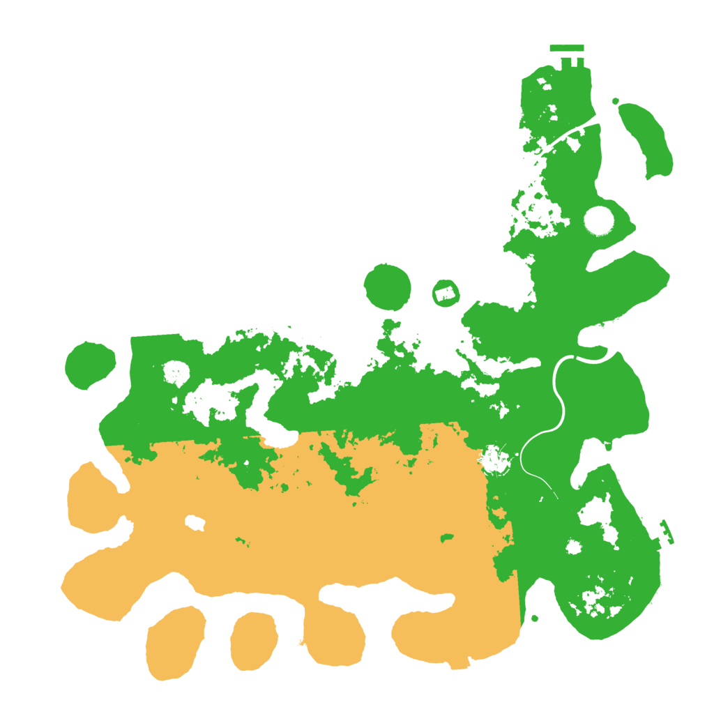 Biome Rust Map: Procedural Map, Size: 4250, Seed: 332966761