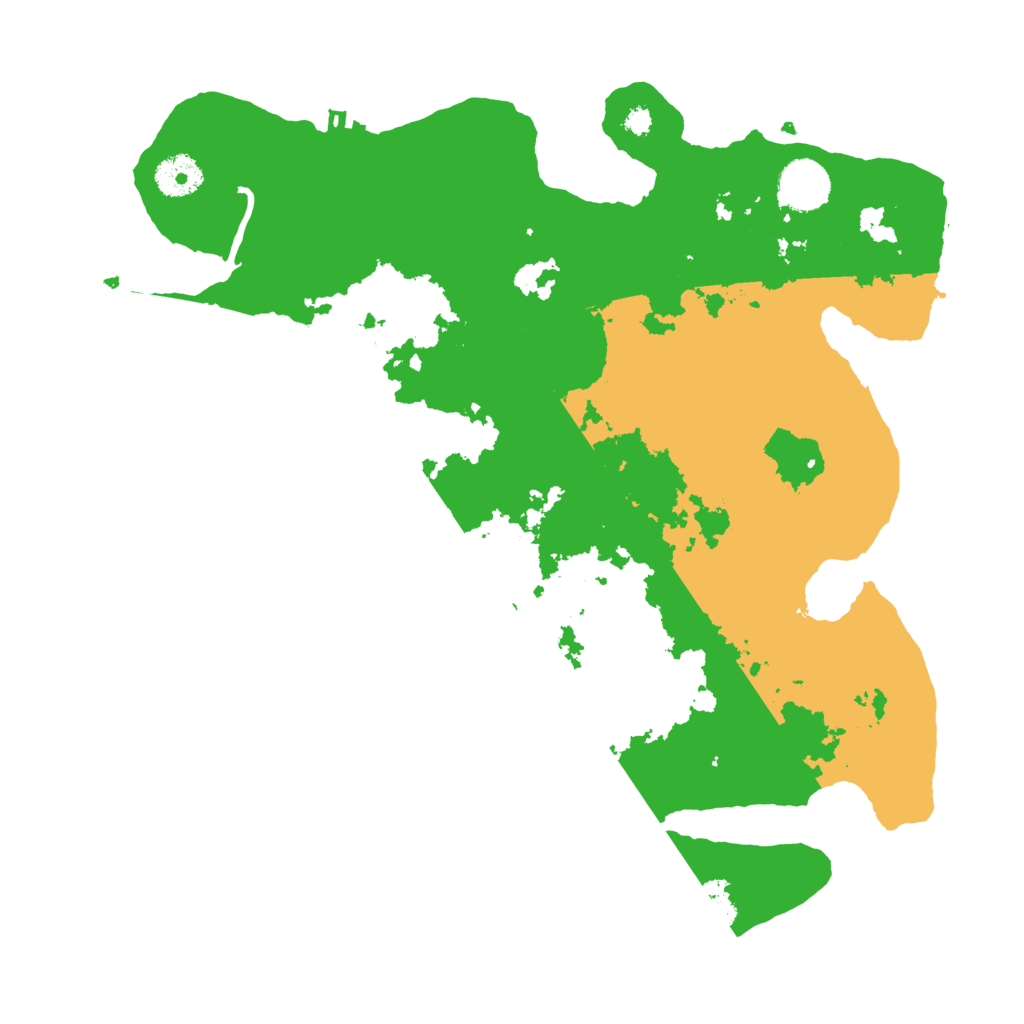 Biome Rust Map: Procedural Map, Size: 3500, Seed: 1623229