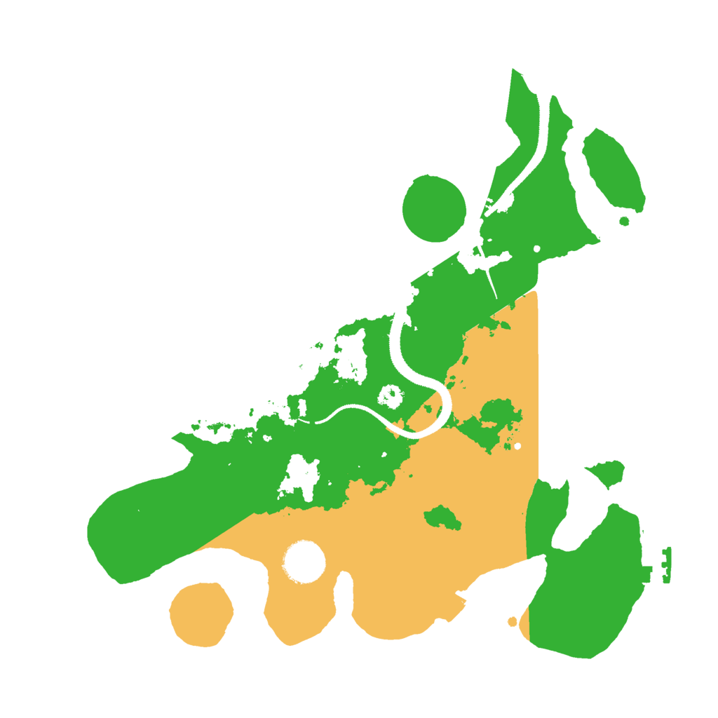 Biome Rust Map: Procedural Map, Size: 3000, Seed: 1916437437