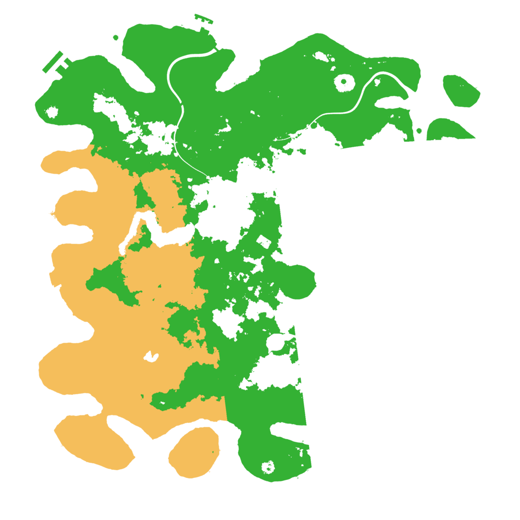 Biome Rust Map: Procedural Map, Size: 4000, Seed: 17089975