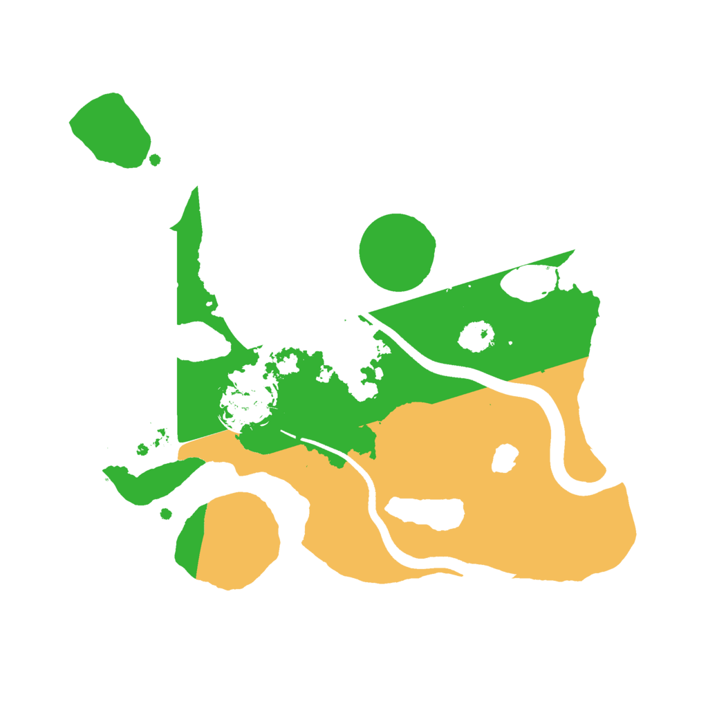 Biome Rust Map: Procedural Map, Size: 2500, Seed: 2633