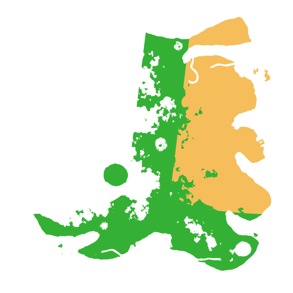 Biome Rust Map: Procedural Map, Size: 3500, Seed: 1179575205