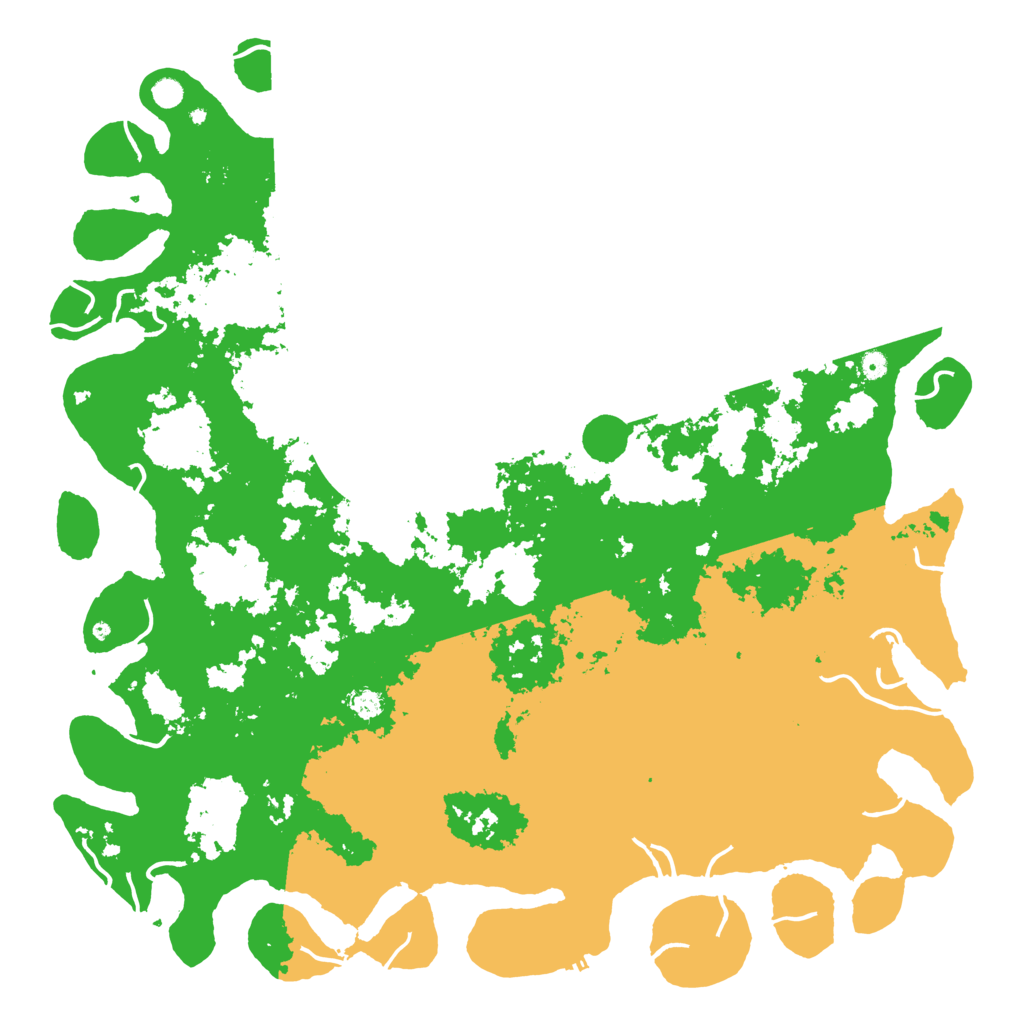 Biome Rust Map: Procedural Map, Size: 6000, Seed: 231292045