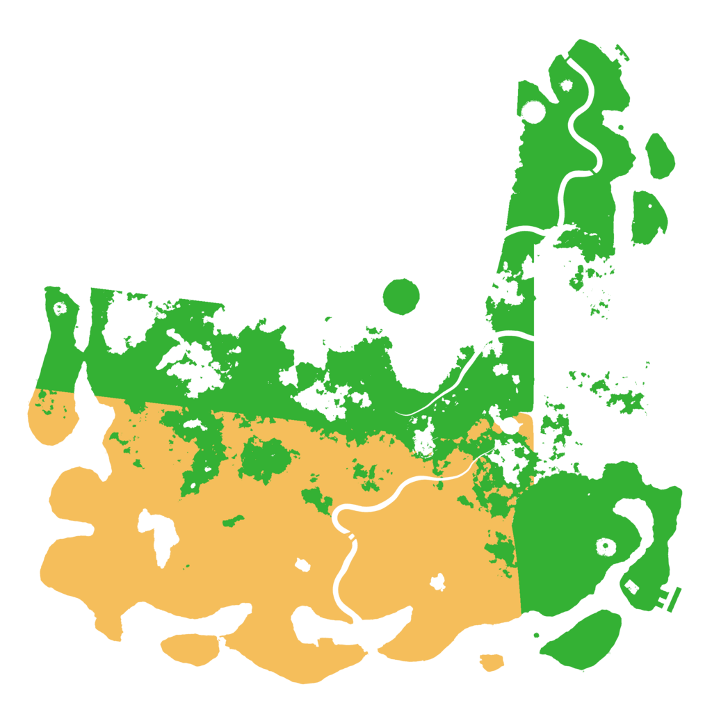 Biome Rust Map: Procedural Map, Size: 5500, Seed: 646541654
