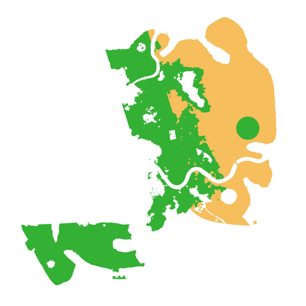 Biome Rust Map: Procedural Map, Size: 3500, Seed: 21474834