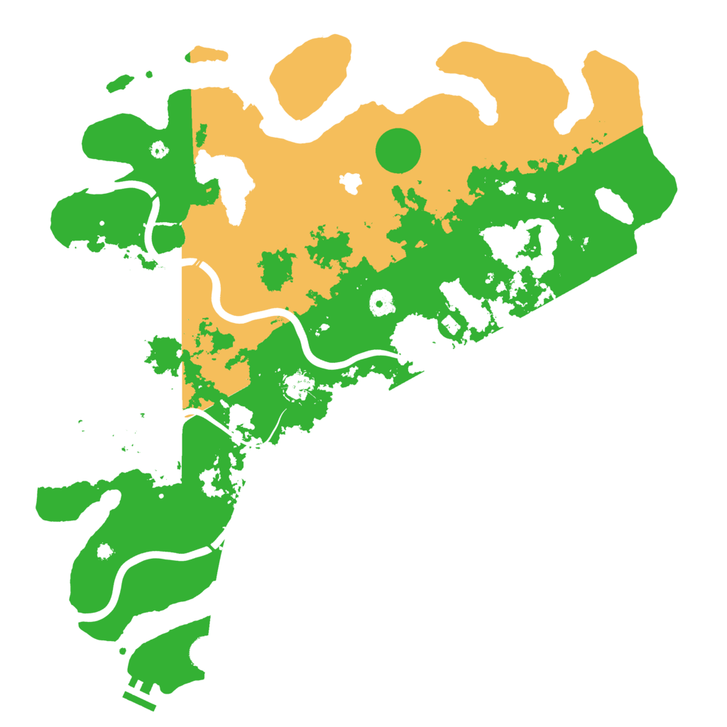 Biome Rust Map: Procedural Map, Size: 4250, Seed: 44863657