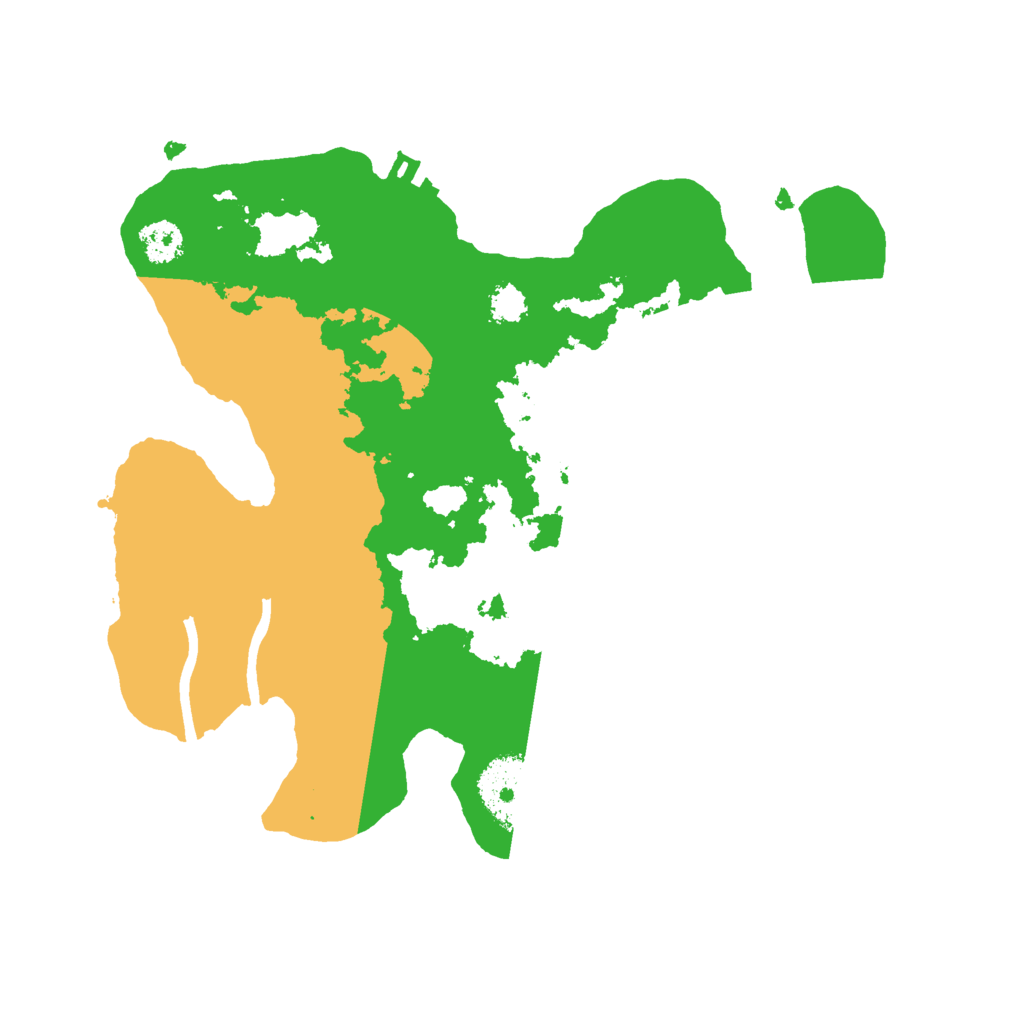 Biome Rust Map: Procedural Map, Size: 2500, Seed: 2011