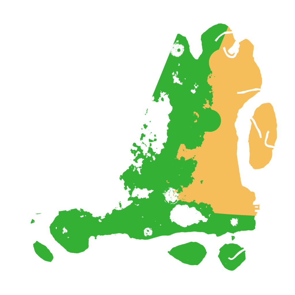 Biome Rust Map: Procedural Map, Size: 3500, Seed: 1933186516