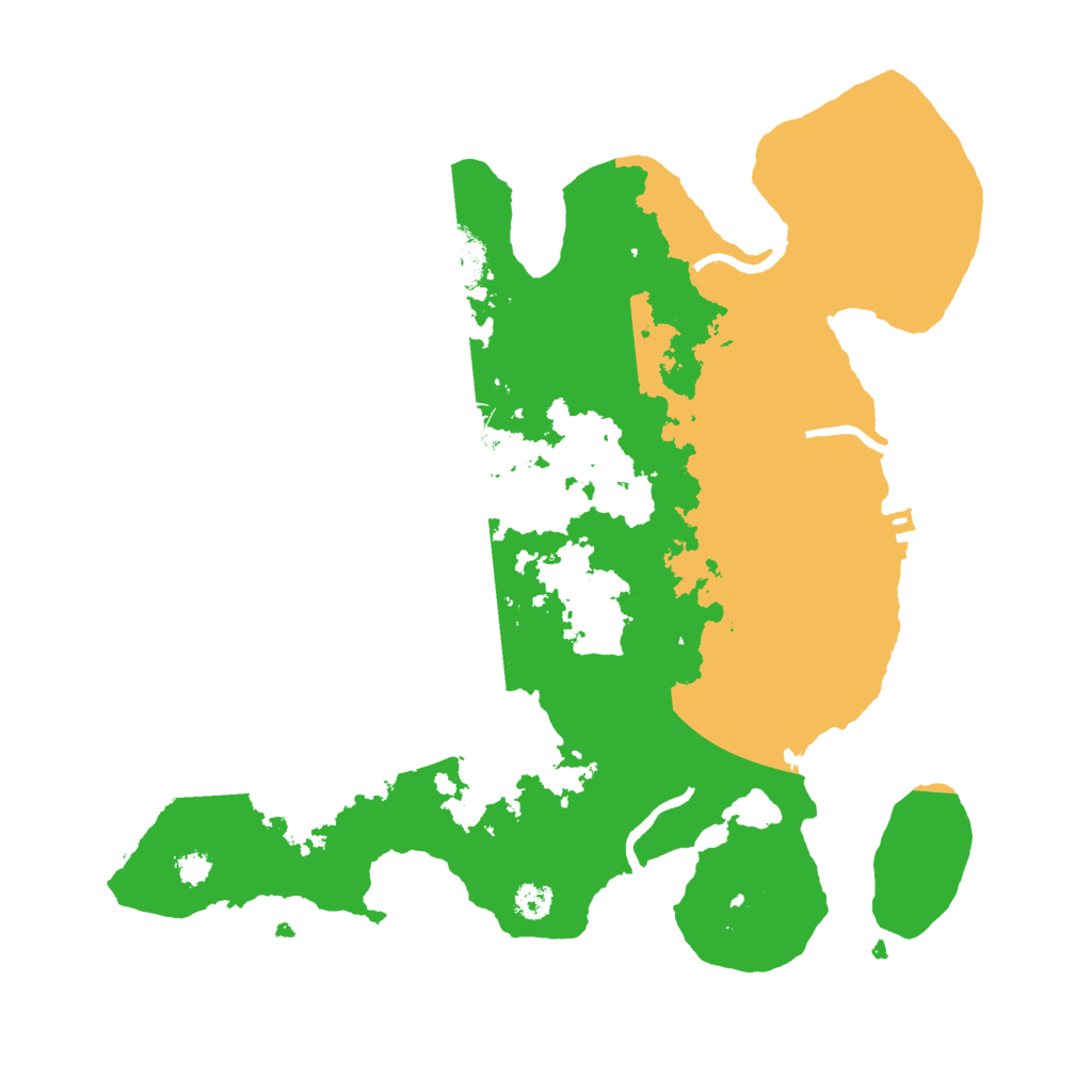 Biome Rust Map: Procedural Map, Size: 3000, Seed: 30408
