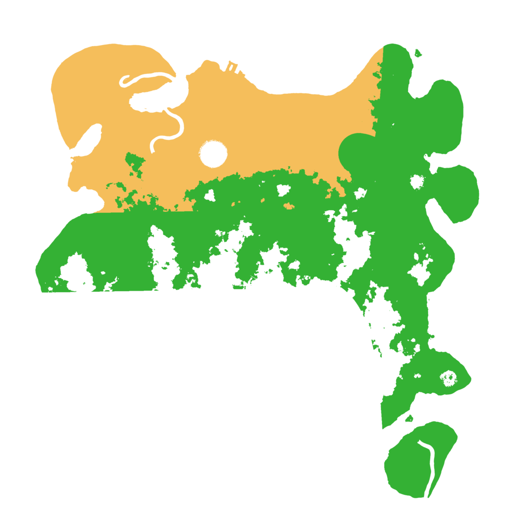 Biome Rust Map: Procedural Map, Size: 3400, Seed: 247923613