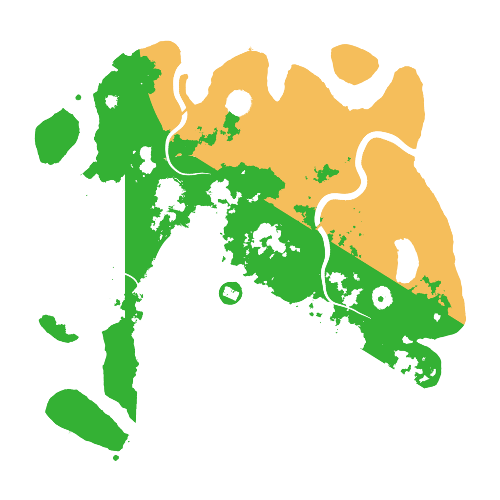 Biome Rust Map: Procedural Map, Size: 3500, Seed: 7458768