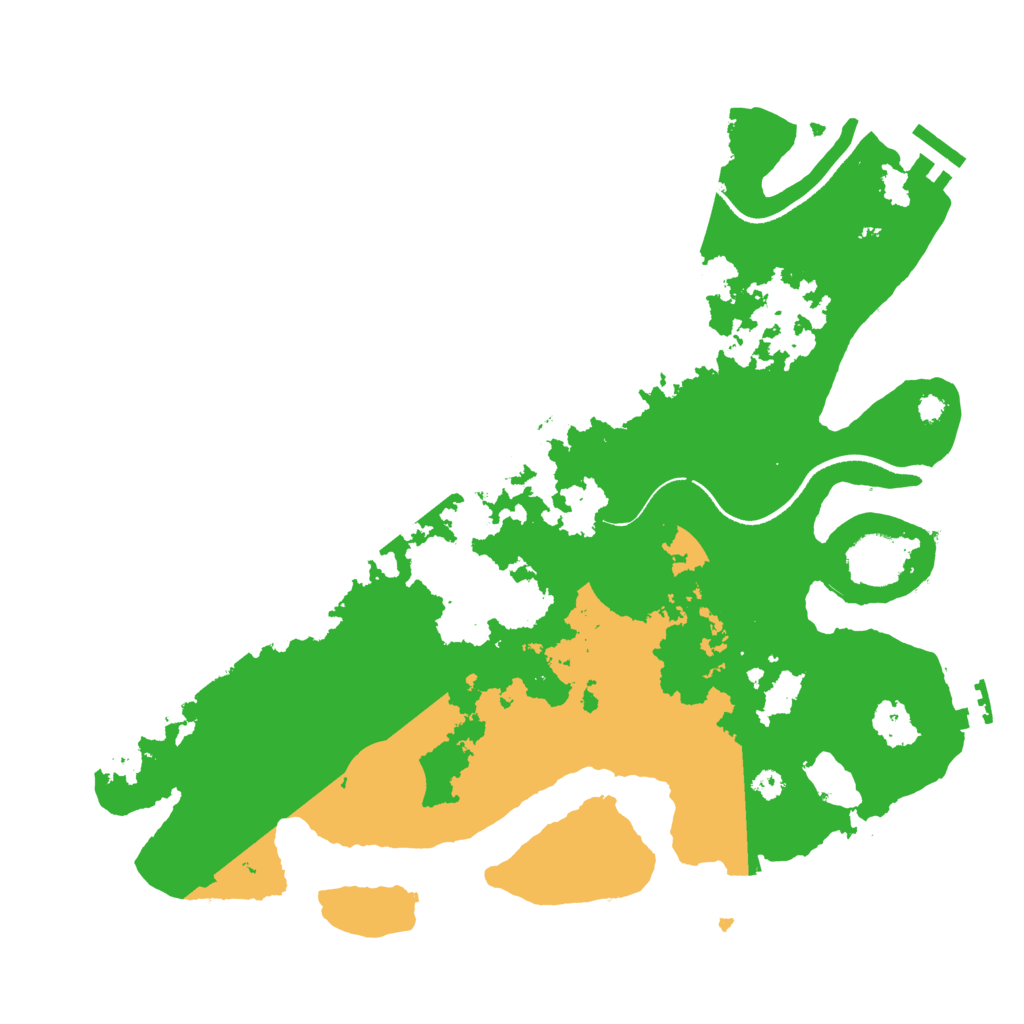 Biome Rust Map: Procedural Map, Size: 3500, Seed: 7458770