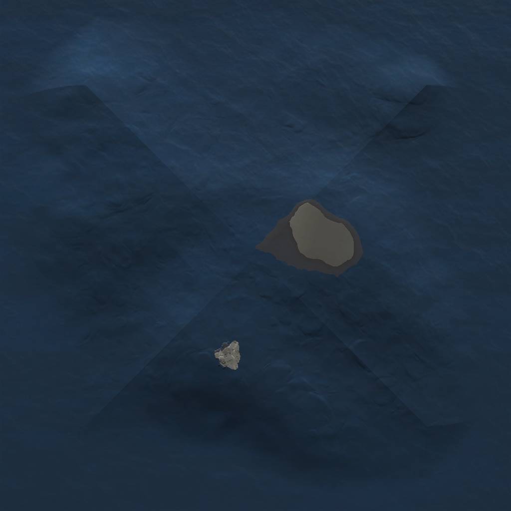 Rust Map: Procedural Map, Size: 1000, Seed: 1633060547, 3 Monuments