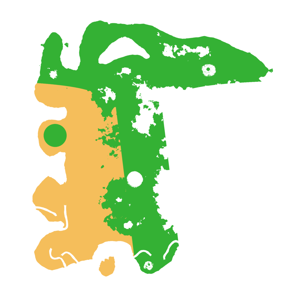 Biome Rust Map: Procedural Map, Size: 3500, Seed: 9235