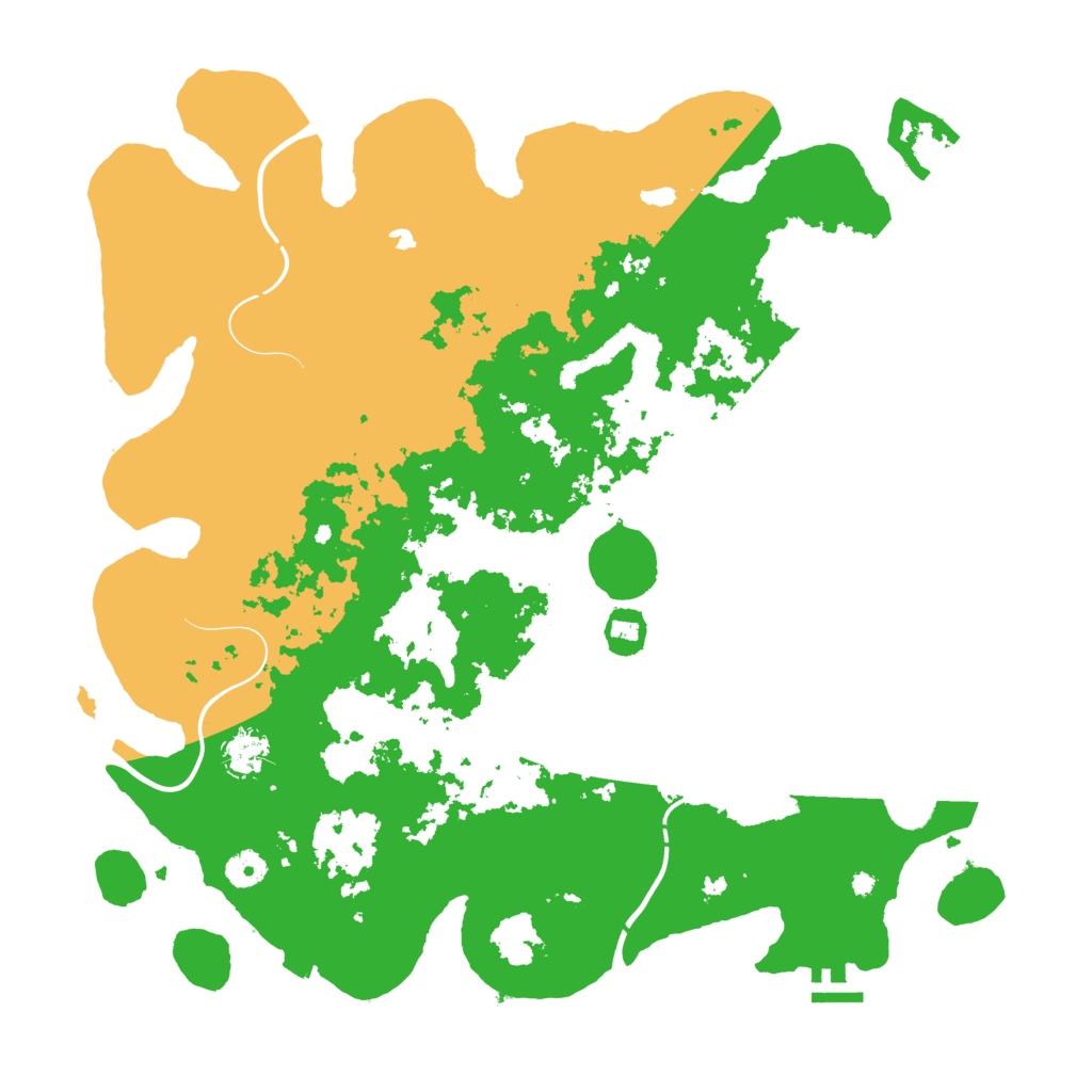 Biome Rust Map: Procedural Map, Size: 4250, Seed: 493015821