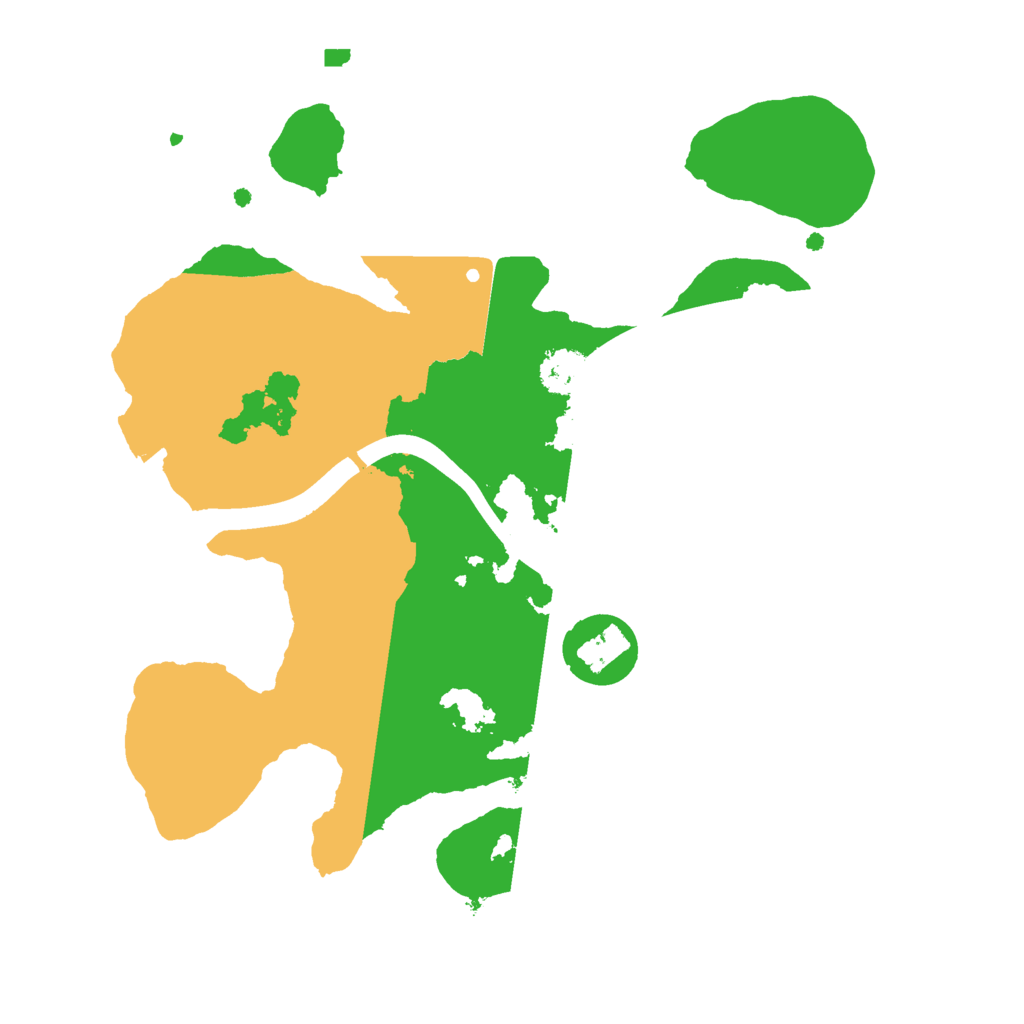 Biome Rust Map: Procedural Map, Size: 2300, Seed: 42566