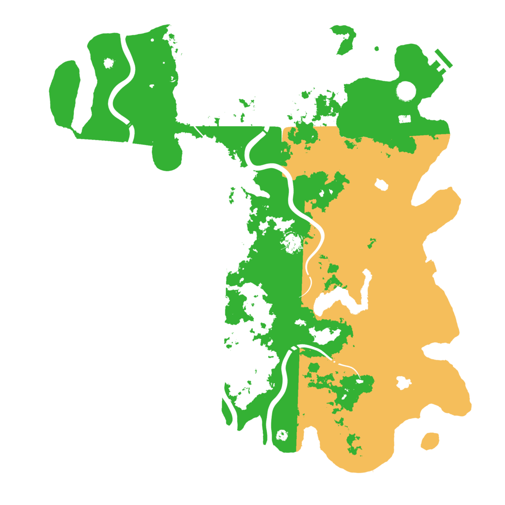 Biome Rust Map: Procedural Map, Size: 4500, Seed: 1878259738