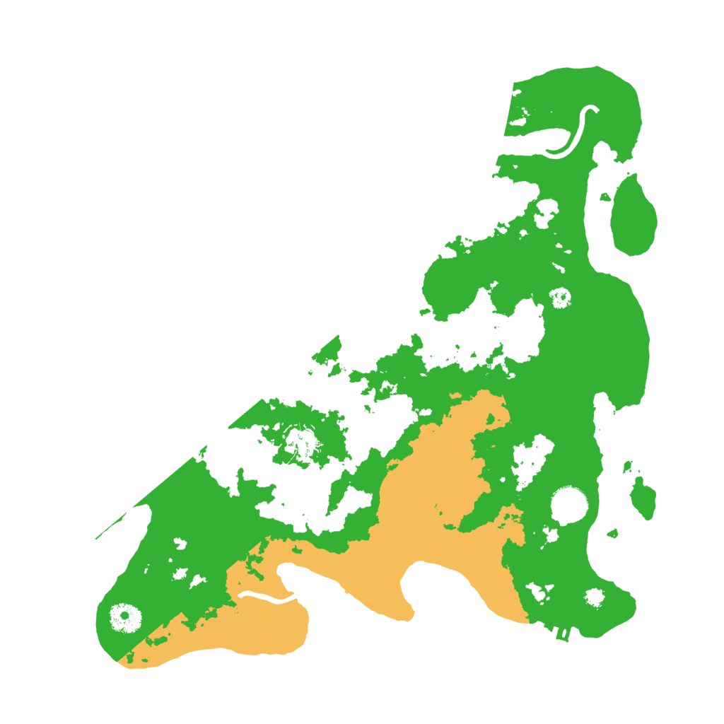 Biome Rust Map: Procedural Map, Size: 3500, Seed: 2651222