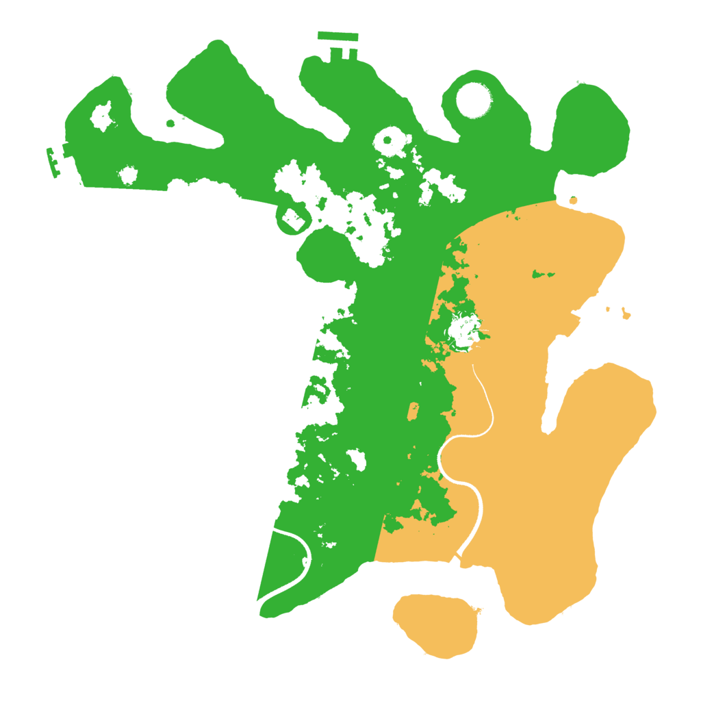 Biome Rust Map: Procedural Map, Size: 3500, Seed: 1808634295
