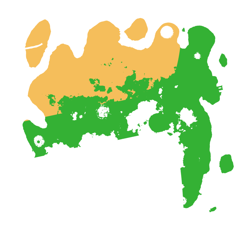 Biome Rust Map: Procedural Map, Size: 3500, Seed: 671813087