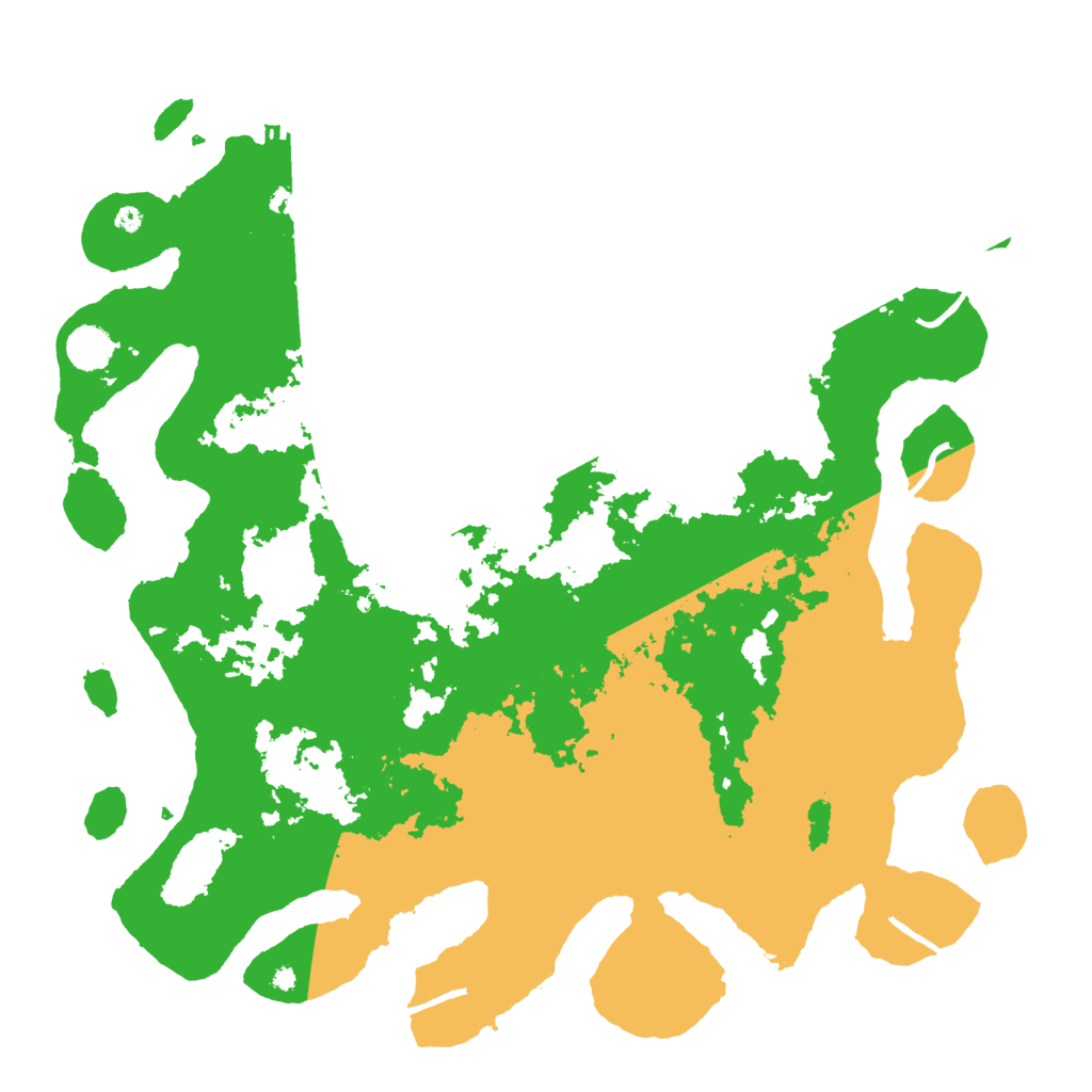 Biome Rust Map: Procedural Map, Size: 4300, Seed: 909