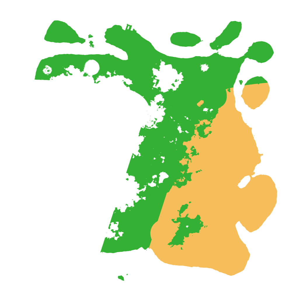 Biome Rust Map: Procedural Map, Size: 3500, Seed: 1734754686