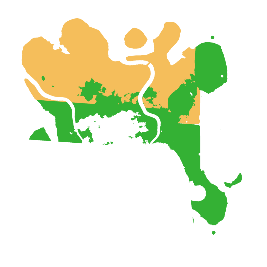 Biome Rust Map: Procedural Map, Size: 3000, Seed: 7835869