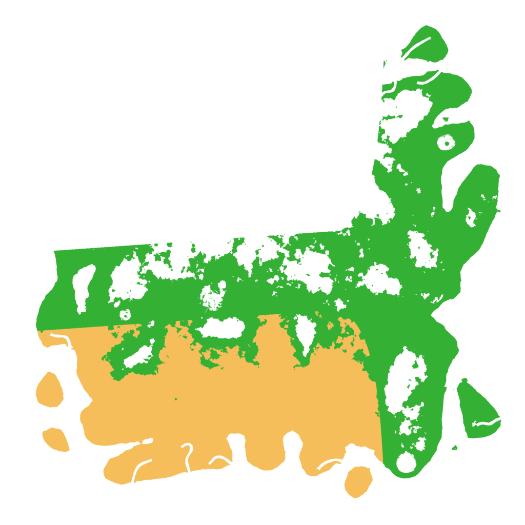 Biome Rust Map: Procedural Map, Size: 4800, Seed: 53472238