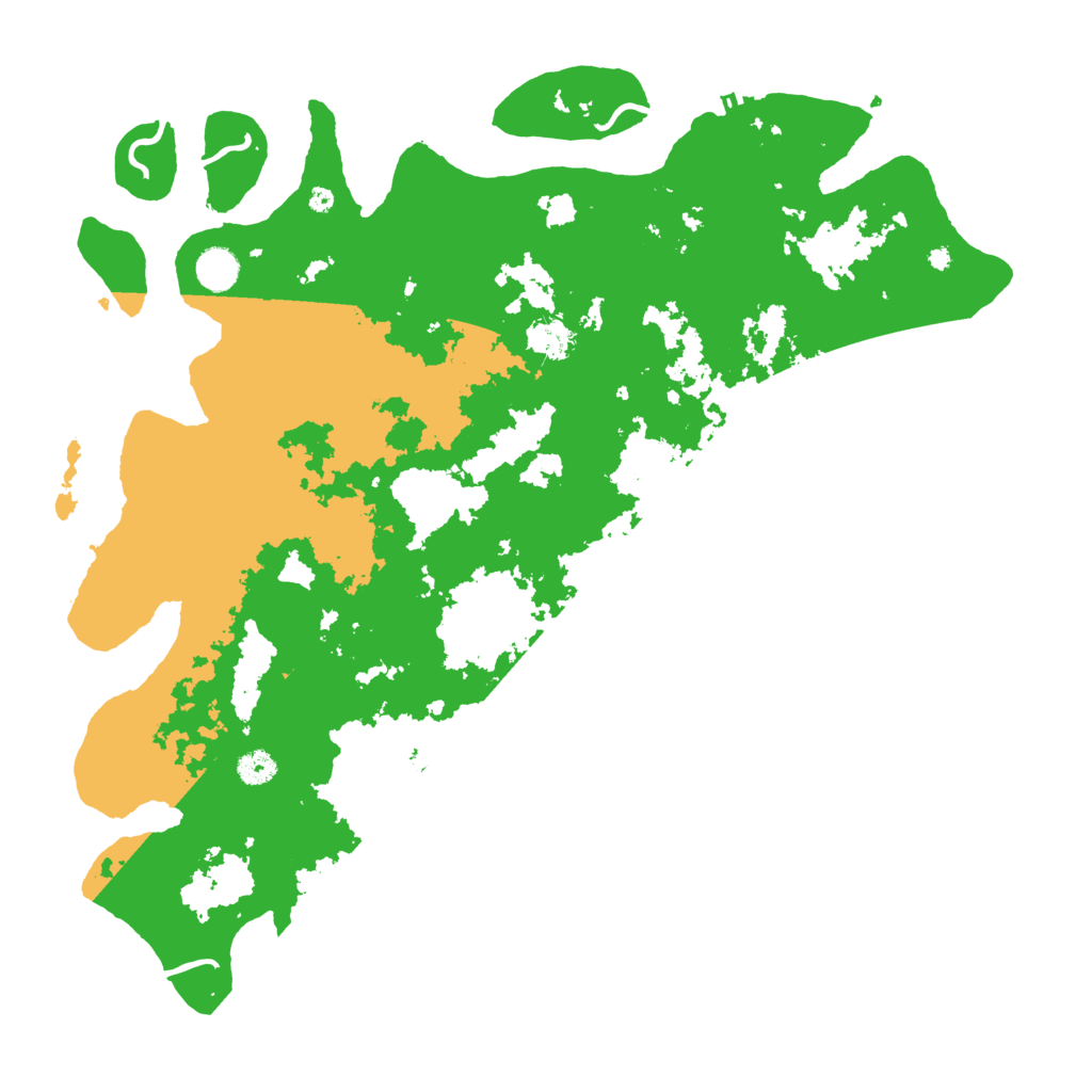 Biome Rust Map: Procedural Map, Size: 4500, Seed: 13377331