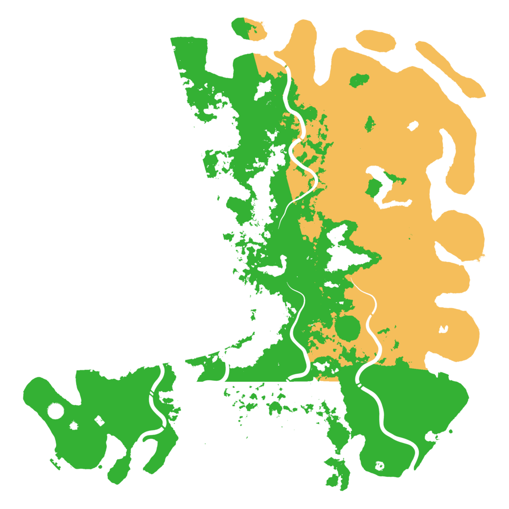 Biome Rust Map: Procedural Map, Size: 5500, Seed: 8853