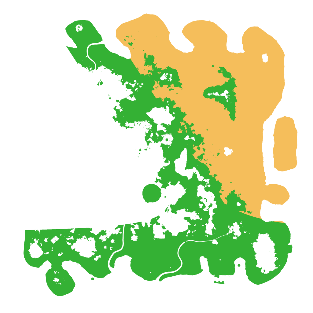 Biome Rust Map: Procedural Map, Size: 4500, Seed: 1438878511
