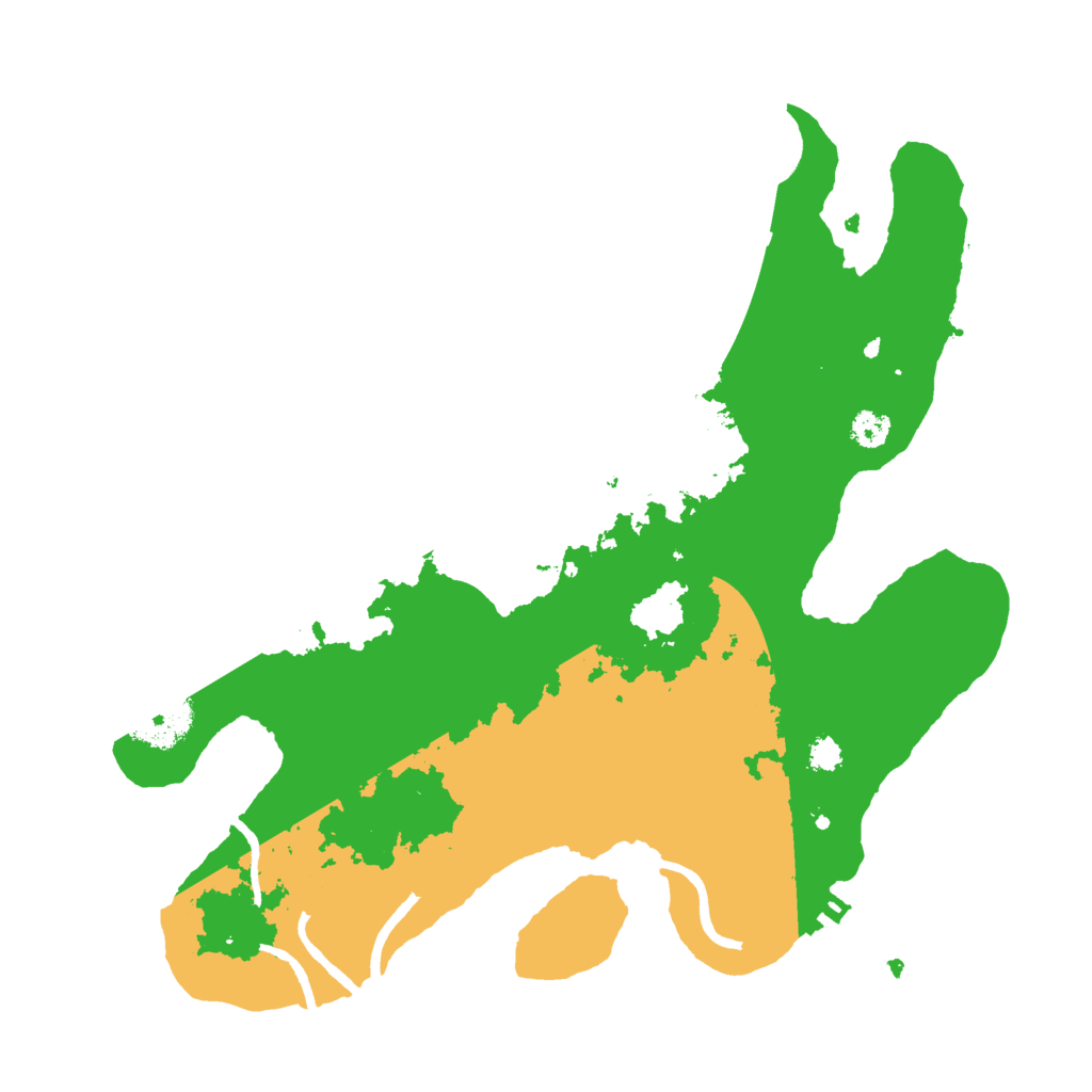 Biome Rust Map: Procedural Map, Size: 3000, Seed: 1226845861