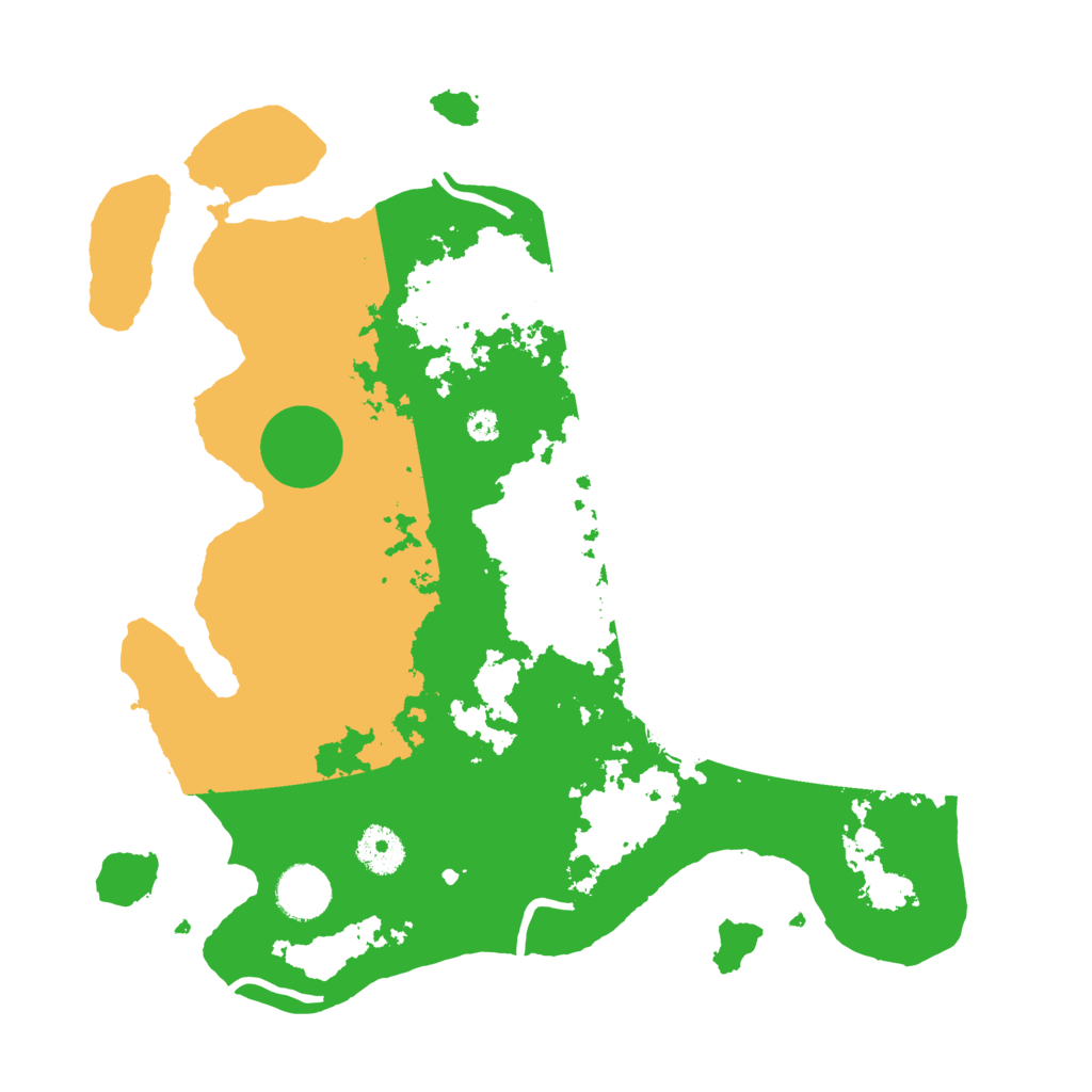 Biome Rust Map: Procedural Map, Size: 3500, Seed: 107310150