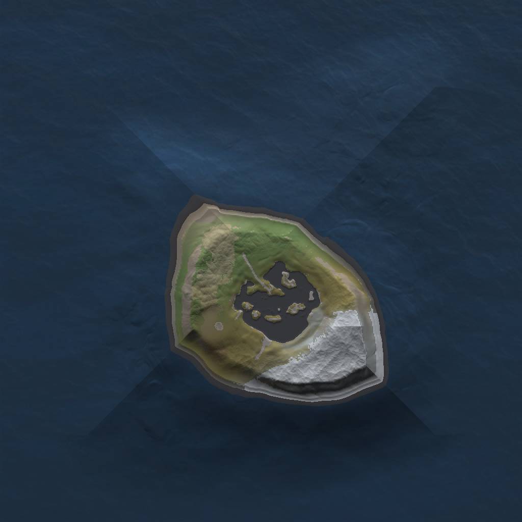 Rust Map: Barren, Size: 1000, Seed: 9, 3 Monuments