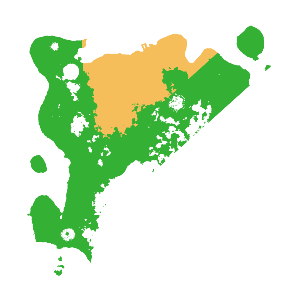 Biome Rust Map: Procedural Map, Size: 3500, Seed: 1074