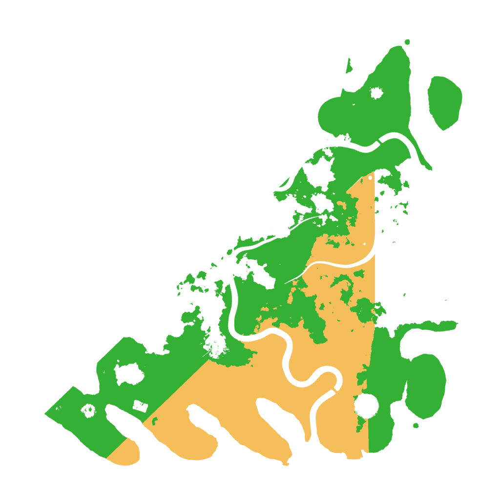 Biome Rust Map: Procedural Map, Size: 3700, Seed: 1239178204