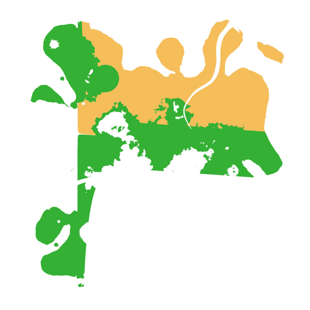 Biome Rust Map: Procedural Map, Size: 3000, Seed: 19721121